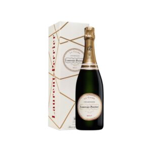 Bottiglia di Champagne Laurent-Perrier La Cuvée Brut con astuccio
