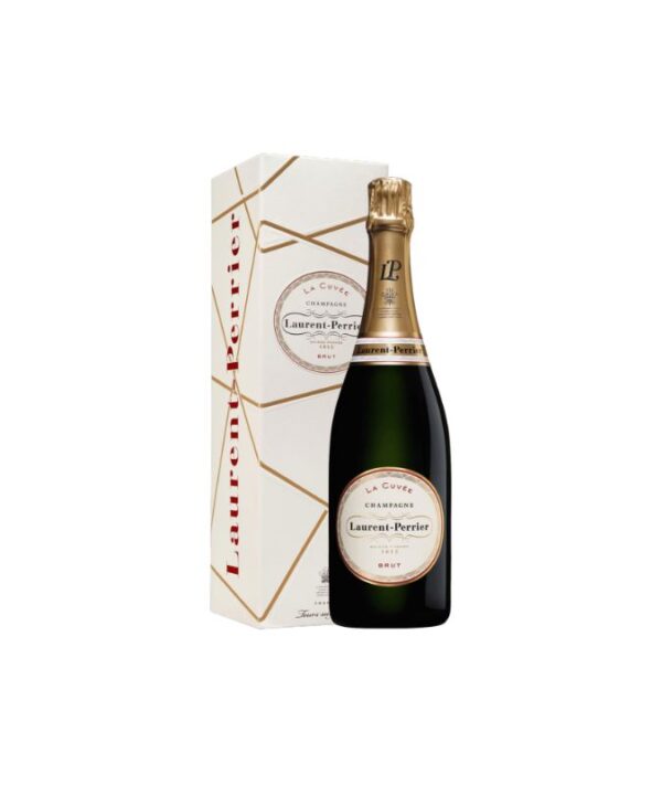 Bottiglia di Champagne Laurent-Perrier La Cuvée Brut con astuccio