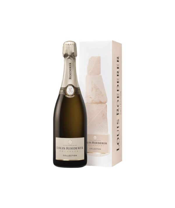 Bottiglia di Champagne Louis Roederer Collection Brut con astuccio