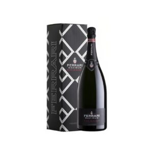 Bottiglia Magnum di Ferrari Maximum Blanc de Blancs TrentoDOC con astuccio regalo