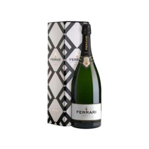 Bottiglia Magnum di Ferrari TrentoDOC Brut con astuccio regalo