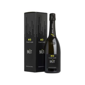 Bottiglia Magnum di Franciacorta Brut DOCG Contadi Castaldi con astuccio regalo