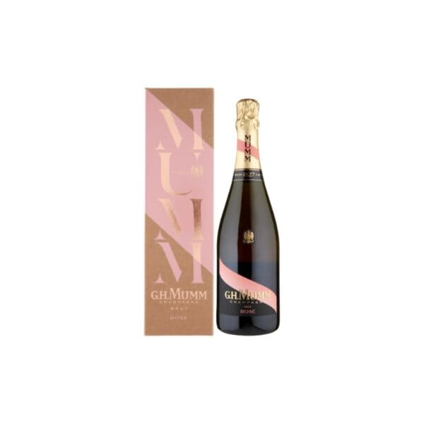 GH Mumm Rosé Brut Champagne con Astuccio