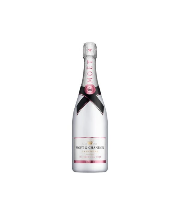 Bottiglia di Champagne Moët & Chandon Ice Impérial Rosé Demi-Sec