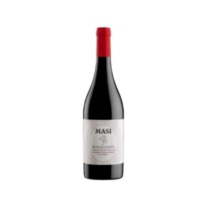 Bottiglia di Valpolicella Classico Bonacosta Masi 2024 su fondo neutro.