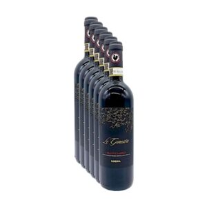 Cassa da 6 bottiglie di vino rosso toscano Chianti Classico Riserva DOCG 2020 Le Ginestre.