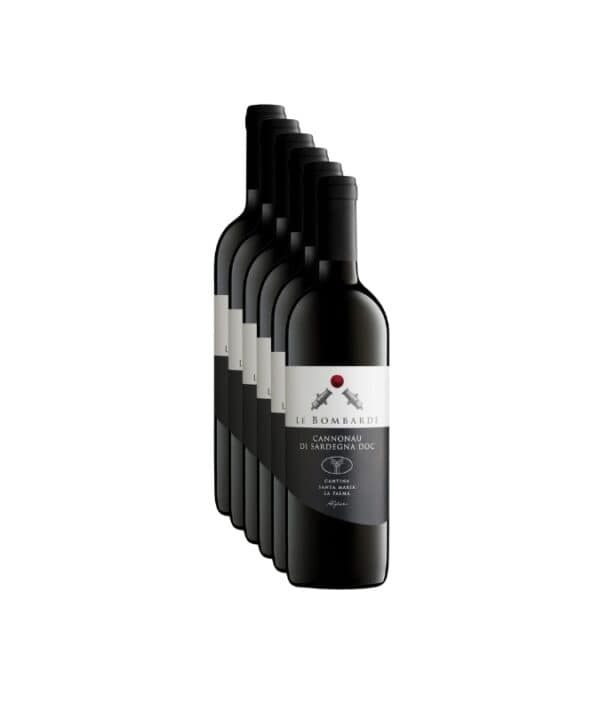 Cannonau di Sardegna DOC Le Bombarde Santa Maria la Palma 6 Bottiglie