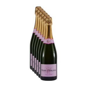 Confezione da 6 bottiglie di Champagne Henri de Verlaine Rosé
