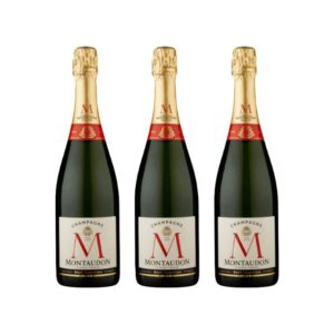 Confezione da 3 bottiglie di Champagne Montaudon Brut