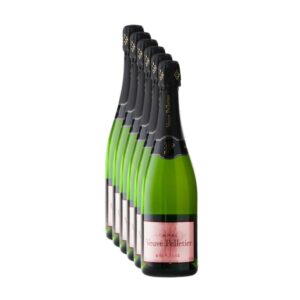 Confezione da 6 bottiglie di Champagne Veuve Pelletier Rosé Brut