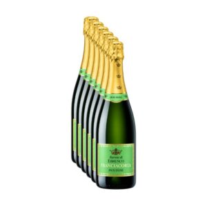 Cassa da 6 bottiglie di Spumante Franciacorta Pas Dose Barone di Erbusco
