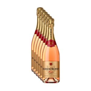 Cassa da 6 bottiglie di Spumante Adrien Romet Rose Brut