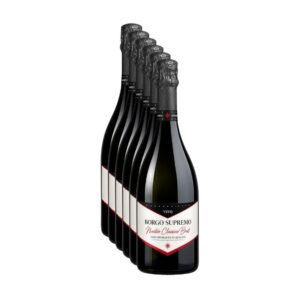 Cassa da 6 bottiglie di Spumante Metodo Classico Brut Borgo Supremo