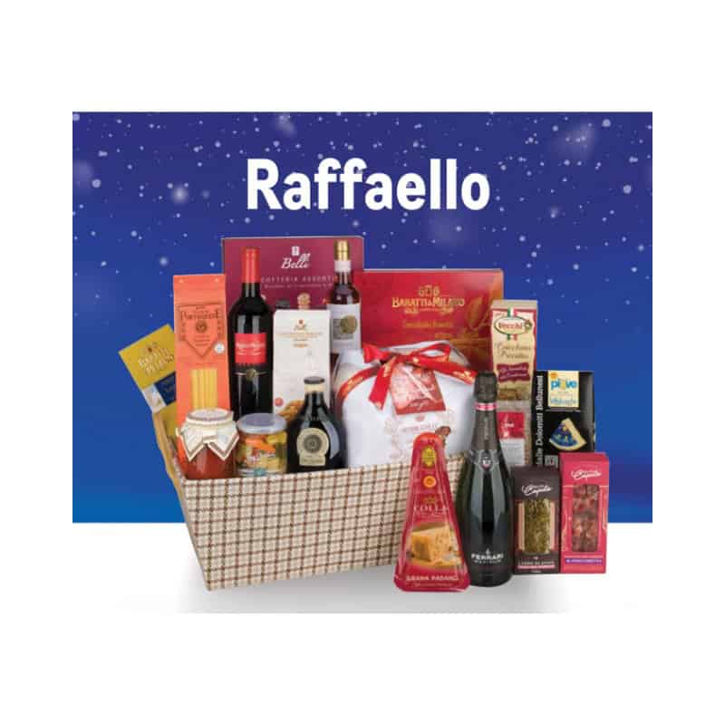 Cesti Natalizi Raffaello con Ferrari Maximum e Delizie DOP