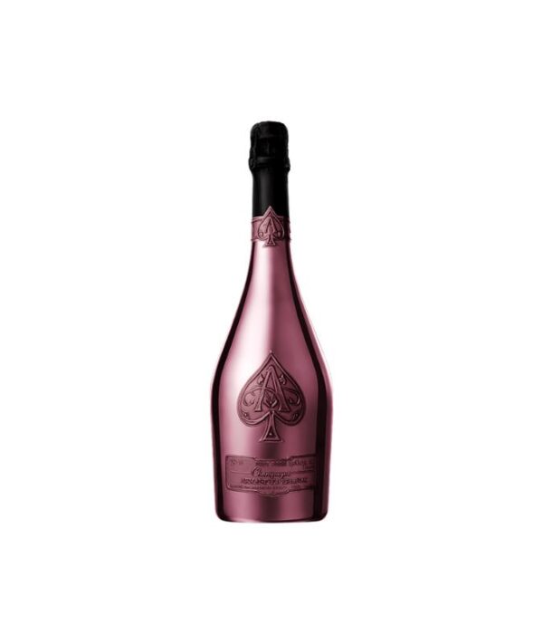 Bottiglia di Armand de Brignac Champagne Brut Rosé Ace of Spades