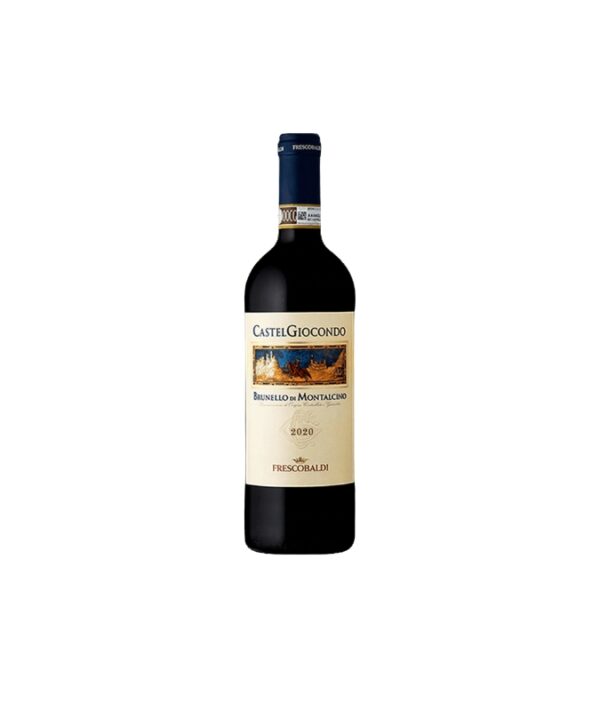 Bottiglia di CastelGiocondo Brunello di Montalcino 2020 Frescobaldi.