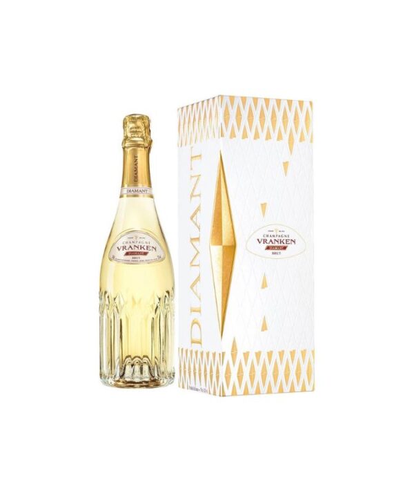 Bottiglia di Champagne Vranken Diamond Brut con astuccio