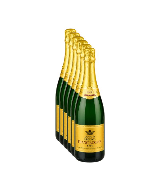 Cassa da 6 bottiglie di Spumante Brut Barone di Erbusco Franciacorta