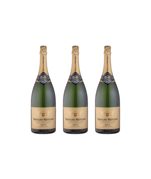 Set da 3 bottiglie Magnum di François Montand Blanc de Blancs Brut 150 cl