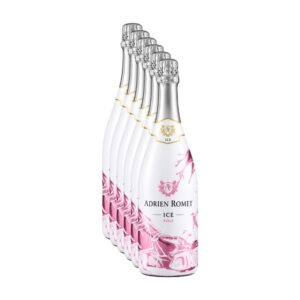 Cassa da 6 bottiglie di Spumante Adrien Romet Ice Rosè Demi Sec